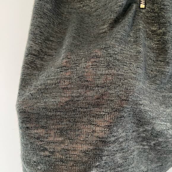 Soft Surroundings Sheer Knit Oversized Green Sweater Size Medium - Picture 5 of 8